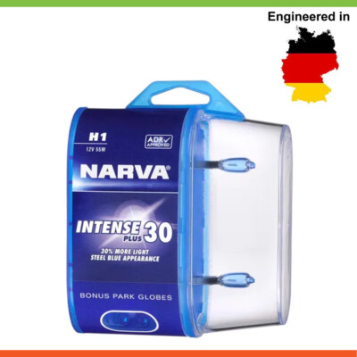 NARVA H1 Globe 12V 55W Intense Plus 30 2 Pack For Peugeot 206 1.4 16V i