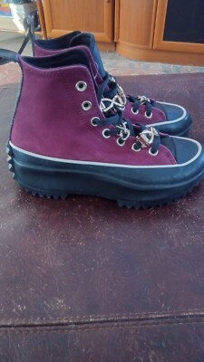 CONVERSE CHUCK TAYLOR ALL STAR BORDEAUX HIKE PLATFORM SZ. 6 NEW, NO BOX