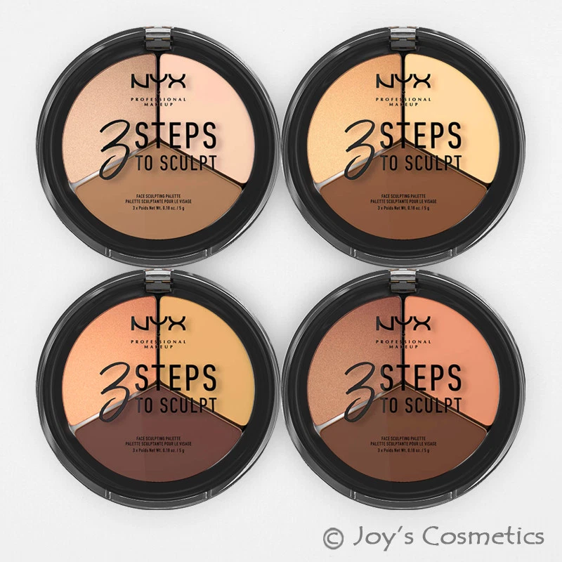 1 Nyx 3 Steps To Sculpt Face Sculpting Palette "Pick Your 1  Color" *Joy'S* | Ebay