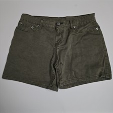 VTG Ralph Lauren 5" Saturday Short Shorts Olive Green 100 Cotton y2k Size 4