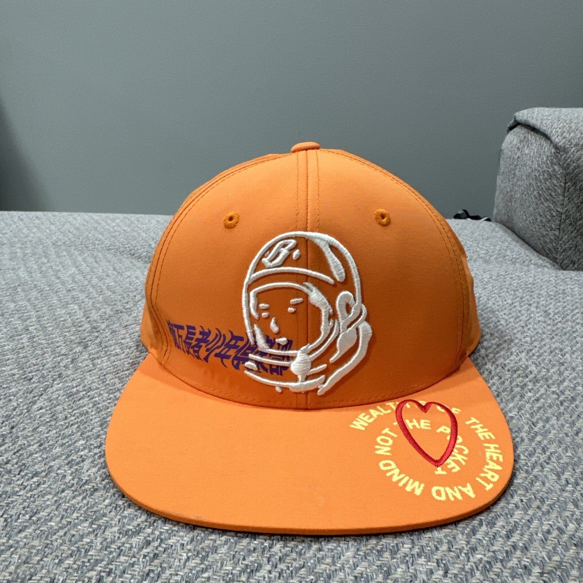 Billionaire Boys Club BBC WEALTH Hat Snapback Cap Orange 811-3809 