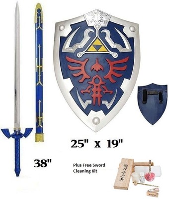 Full Size Link Master Twilight Princess Hylian Zelda Shield with Grip /& Handle