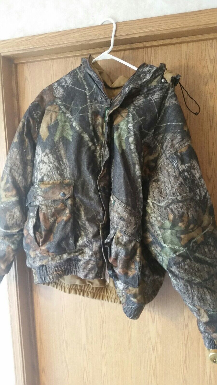 Remington Cotton Duck/Mossy Oak Reversible Zipper Coat XXL. HTF