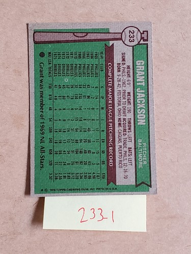1976 TOPPS BASEBALL TRADING CARDS YOU PICK BASE TRADED UPDATE 1-330 50% OFF 2+ - Picture 173 of 331