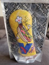 SWAG GOLF Vienna Hot Dog Beef Chicago Style Driver Cover Yellow RARE SEALED 