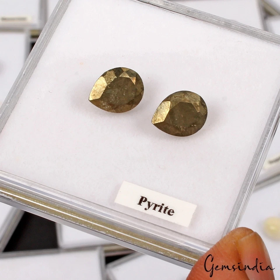 30 Pares Genuinos Semipreciosos Corte Mezcla Multi Piedras Preciosas Colección de Joyería Foto 3 de 4