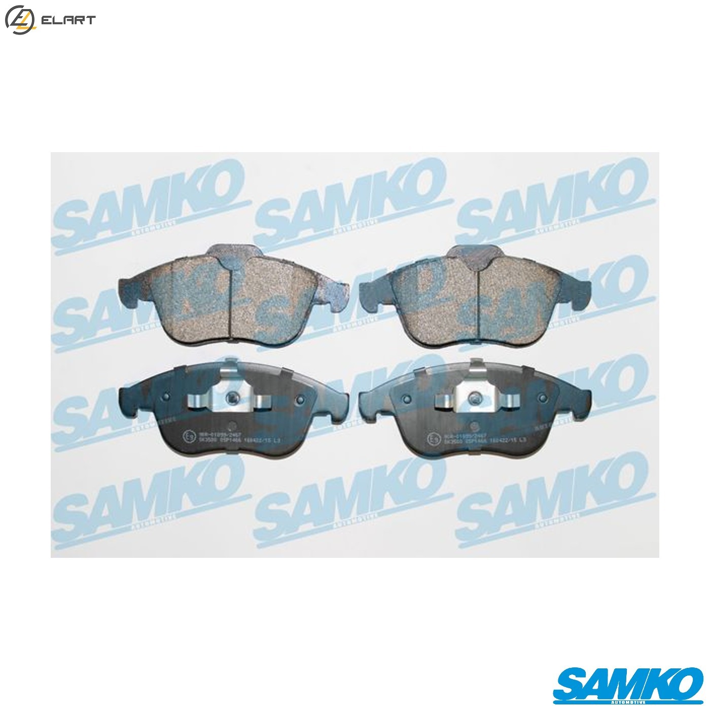 BRAKE PAD SET DISC BRAKE 5SP1466 FOR RENAULT SCENIC/GRAND/III LAGUNA/Sportour