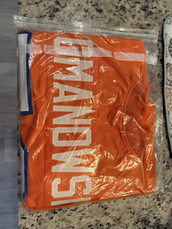 Denver Broncos Bill Romanowski Autographed Football Jersey JSA Authenticated