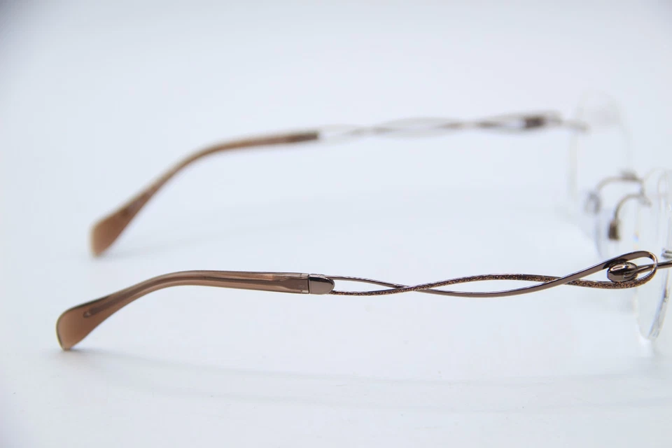 NOVA LINHA DE ÓCULOS ART CHARMANT XL 2165 BR MARROM GUNMETAL ARMAÇÃO AUTÊNTICA 49-17 - Imagem 4 de 4