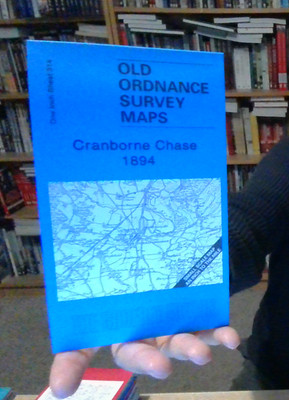 MAP OF Cranborne Chase 1894  One Inch Sheet 314 by Tony Painter NEW