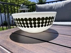 VTG Rare Pyrex Green New Dots 4 QT Mixing Bowl #404 Polka Dot MCM Largest Size