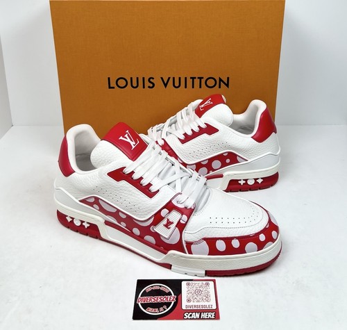 Größe 9LV/10US - Yayoi Kusama x Louis Vuitton Sneaker rot🍄 NEU/EINZELHANDEL $1.4K!