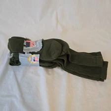 US Military Anti-Microbial All-Purpose Boot Sock 3 pk Green Sz M 10.5 - 11.5 New
