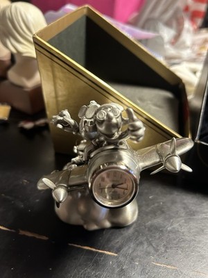 Vintage  Mickey & Minnie Mouse Watches & Linden Limited Edition Desk Piece New