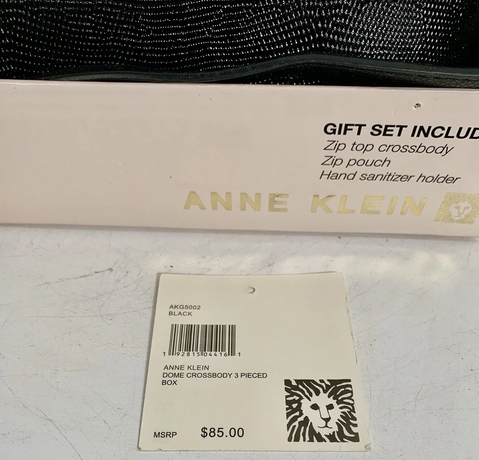 Anne Klein Juego de Regalo de Tres Piezas Bandolera Bolso Monedero y Más Nuevo Foto 2 de 4