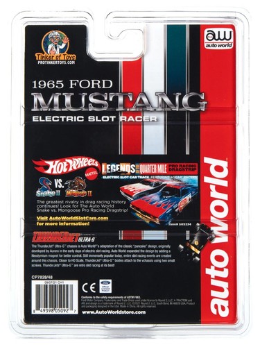 Auto World Ultra-G: 1965 Ford Mustang FB in schwarz in OVP - PTT Excl. Edition - Bild 3 von 5