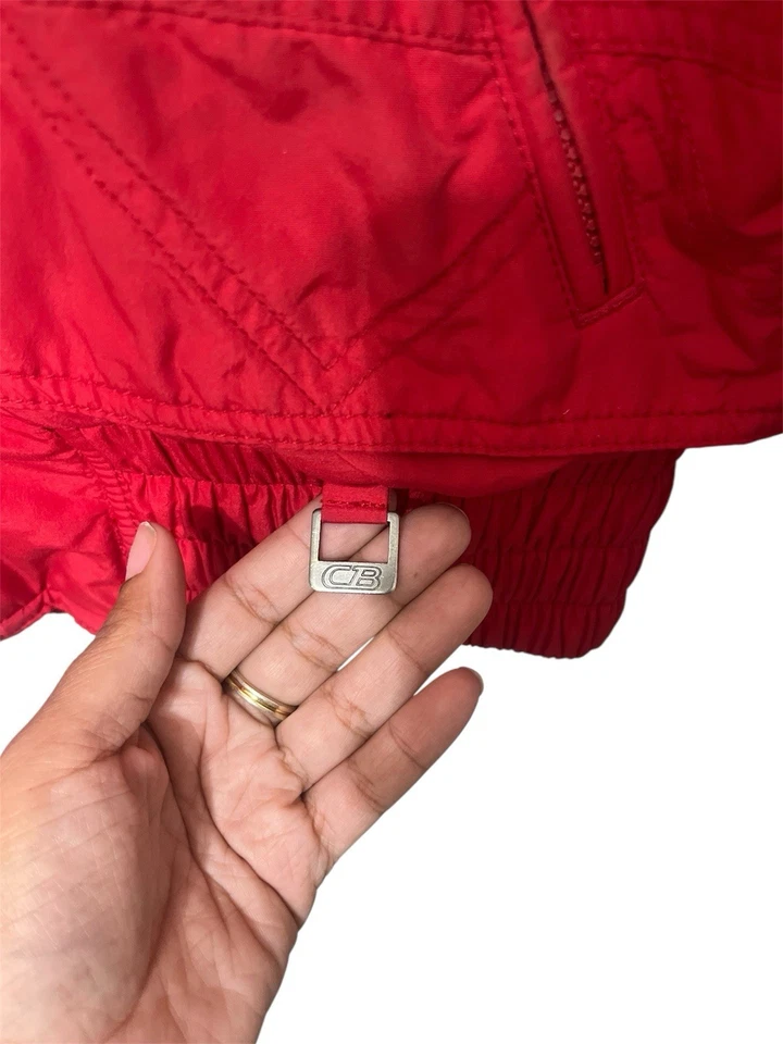 Chaqueta de esquí deportiva vintage roja cb talla 12 Foto 3 de 4