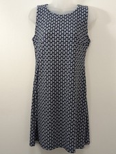 Tommy Hilfiger Tank Dress Size 6 Stretch Paisley Print Vacation  Nautical Sporty