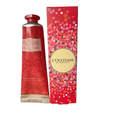 L'Occitane En Provence Roses et Reines Hand & Nail Cream 1.0 oz Travel Size
