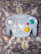 Wavebird Wireless Controller Receiver Tested Nintendo GameCube Discolored