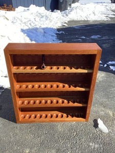 Keene Bridgeman Tobacco K&B Smoking Pipe Collection Rack Stand Display 48 Pipes