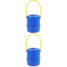 Durable Blue Plastic Car Umbrella Storage Bucket with Foldable Design for Auto