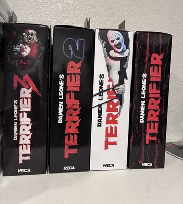 #ad Terrifier 1 2 3 amp; Blood Soaked Terrifier NECA Ultimate Art the Clown Figures $220.00