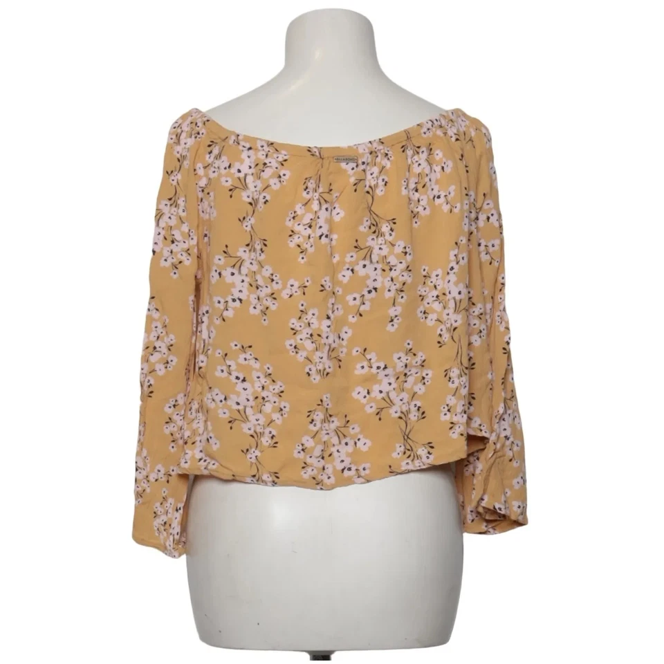 Billabong, Top, Größe: M, Gelb/Pink/Schwarz, Blumen, Damen #xCA - Bild 2 von 4