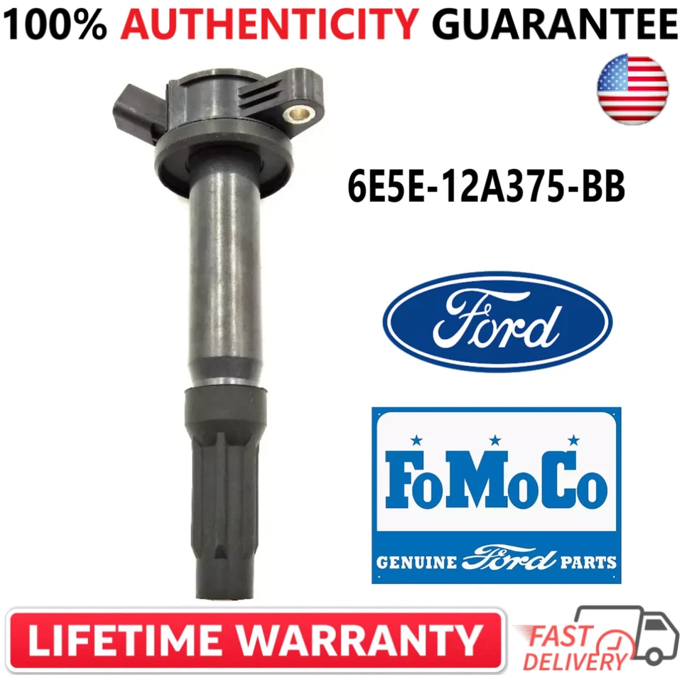 Bobinas de encendido x6 OEM FOMOCO para Ford Mercury Mazda 2006-2012, 6E5E-12A375-BB Foto 4 de 4