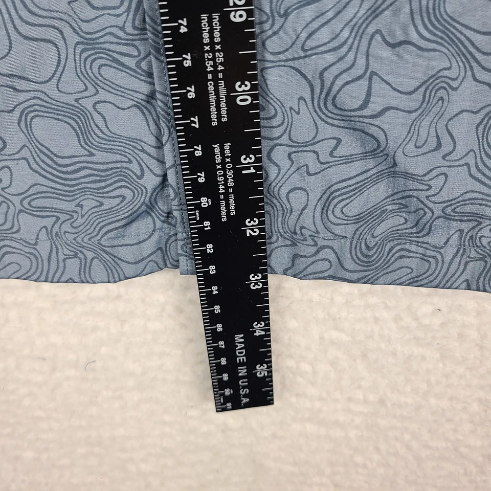 Eddie Bauer Shirt Mens 2XL XXL Blue Slim Vented Casual Outdoor Hiking Button Up - Image 4 of 4