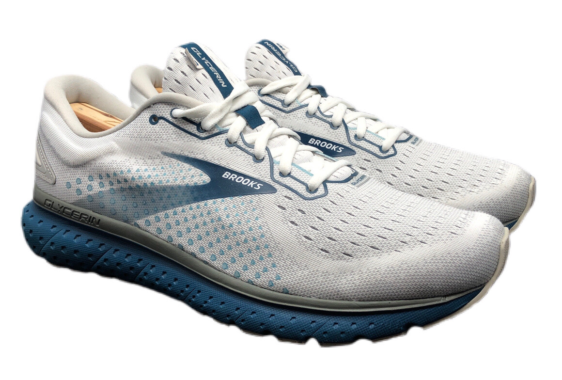 Brooks‎ Glycerin Mens Size 10,5 Blue White Athletic Running Shoes Sneakers $_57.JPG?set_id=880000500F main image 4