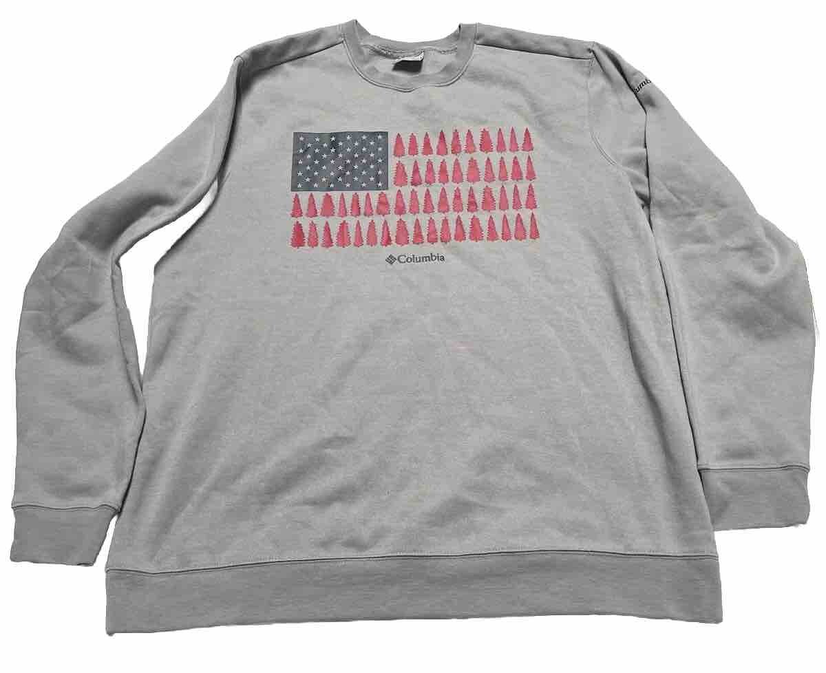 Columbia Mens Trek Crew Fleece Long Sleeve Crewneck Sweatshirt