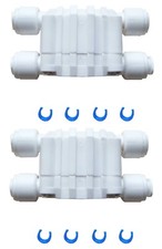 1/4" Universal Auto Shut Off Valve for Reverse Osmosis RO Systems with QC, qty 2