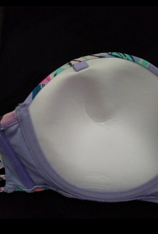 Nuevo traje de baño bandeau fantasía floral para mujer talla 28 B/C Foto 4 de 4