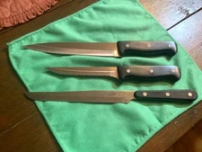 LOT 3 J.A. Henckel's International Knives Ever Sharp Pro Edge Chef Kitchen VGUC