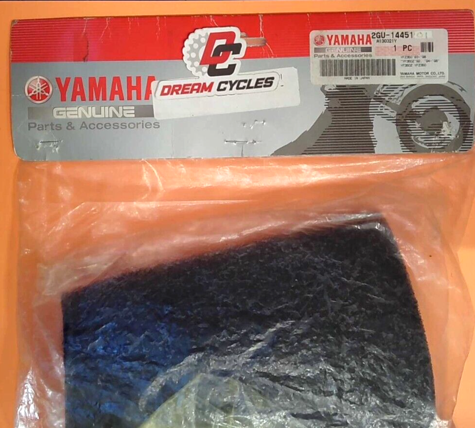 NOS GENUINE YAMAHA Genuine OEM AIR FILTER YFZ350 Banshee 2GU-14451-01 YZF 350