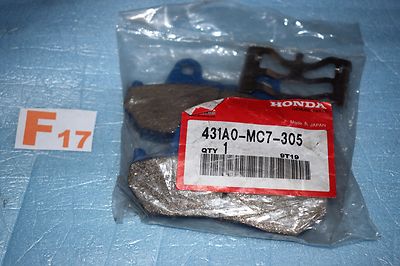 2 Pastillas de Freno Trasero Origen HONDA Gl 1100 Goldwing 82/83 431A0-MC7-305