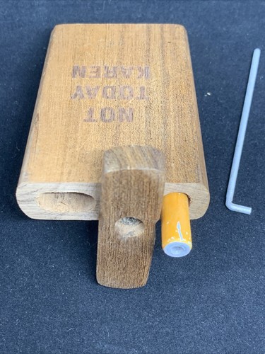 BOX SET TOBACCO 4" DUGOUT NOT TODAY KAREN 3” METAL ONE HITTER FLOWER BOWL STASH - Picture 8 of 12