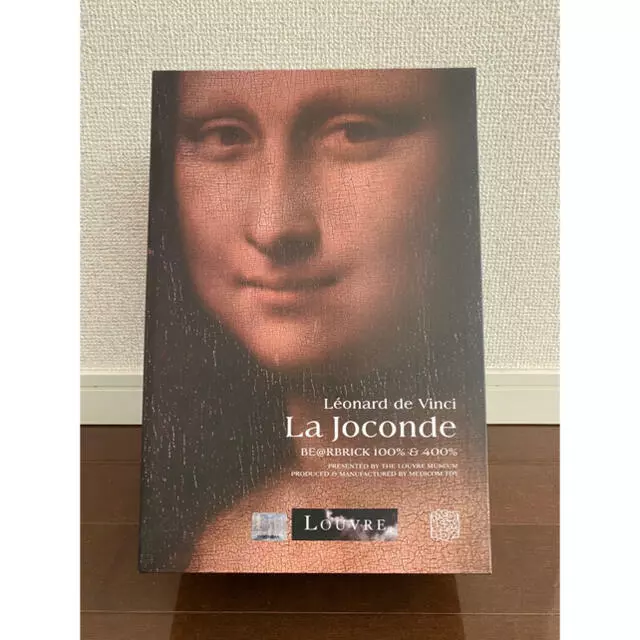Medicom Toy BE@RBRICK LEONARD DE VINCI Mona Lisa 100% & 400% Bearbrick