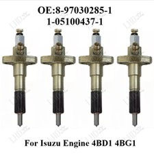 4x For Isuzu Engine 4bd1 4bg1 Fuel Injectors 8-97030285-1 1-05100437-1 4x For Isuzu Engine 4bd1 4bg1 Fuel Injectors 8-97030285-1 1-05100437-1