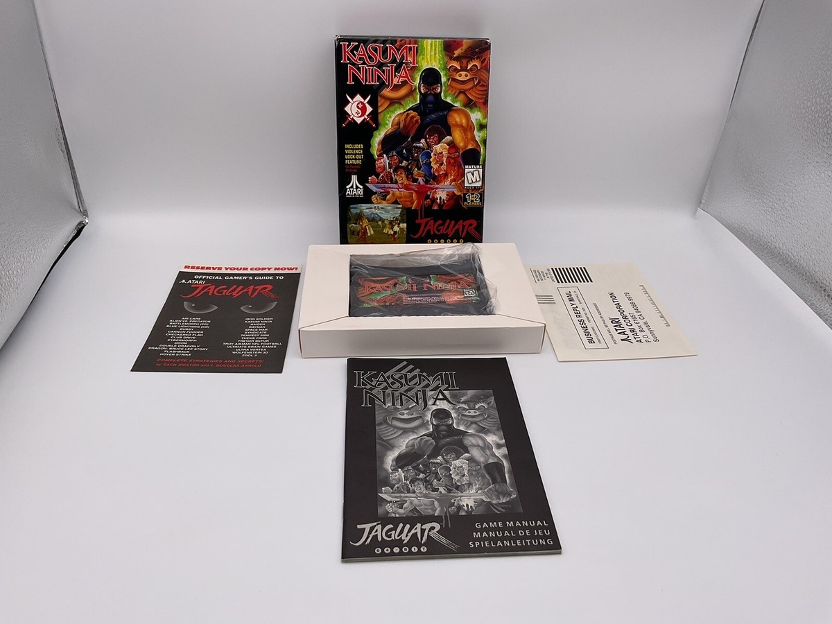Atari Jaguar 64 Bit Kasumi Ninja Complete CIB Tested Works | eBay