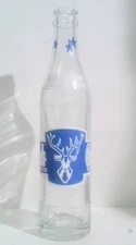 VINTAGE Laredo TEXAS Buck Brand SODA BOTTLE ACL RARE 10 OZ Blue Label FREE SHIP