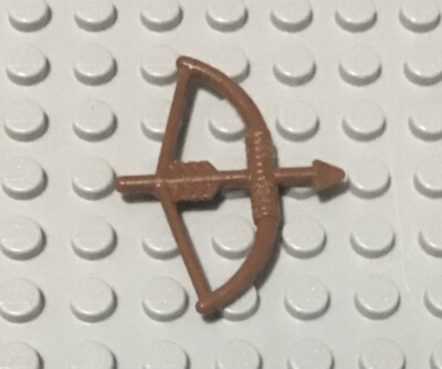 LEGO Reddish Brown Bow with Drawn Arrow