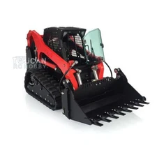 LESU Model 1/14 Metal RC Hydraulic Aoue-LT5 Tracked Skid-Steer Loader W/ Lights