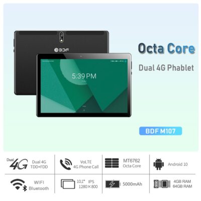 10.1  Octa Core 4GB+64GB LTE Dual Network Phone Call WiFi Android 10 Tablet