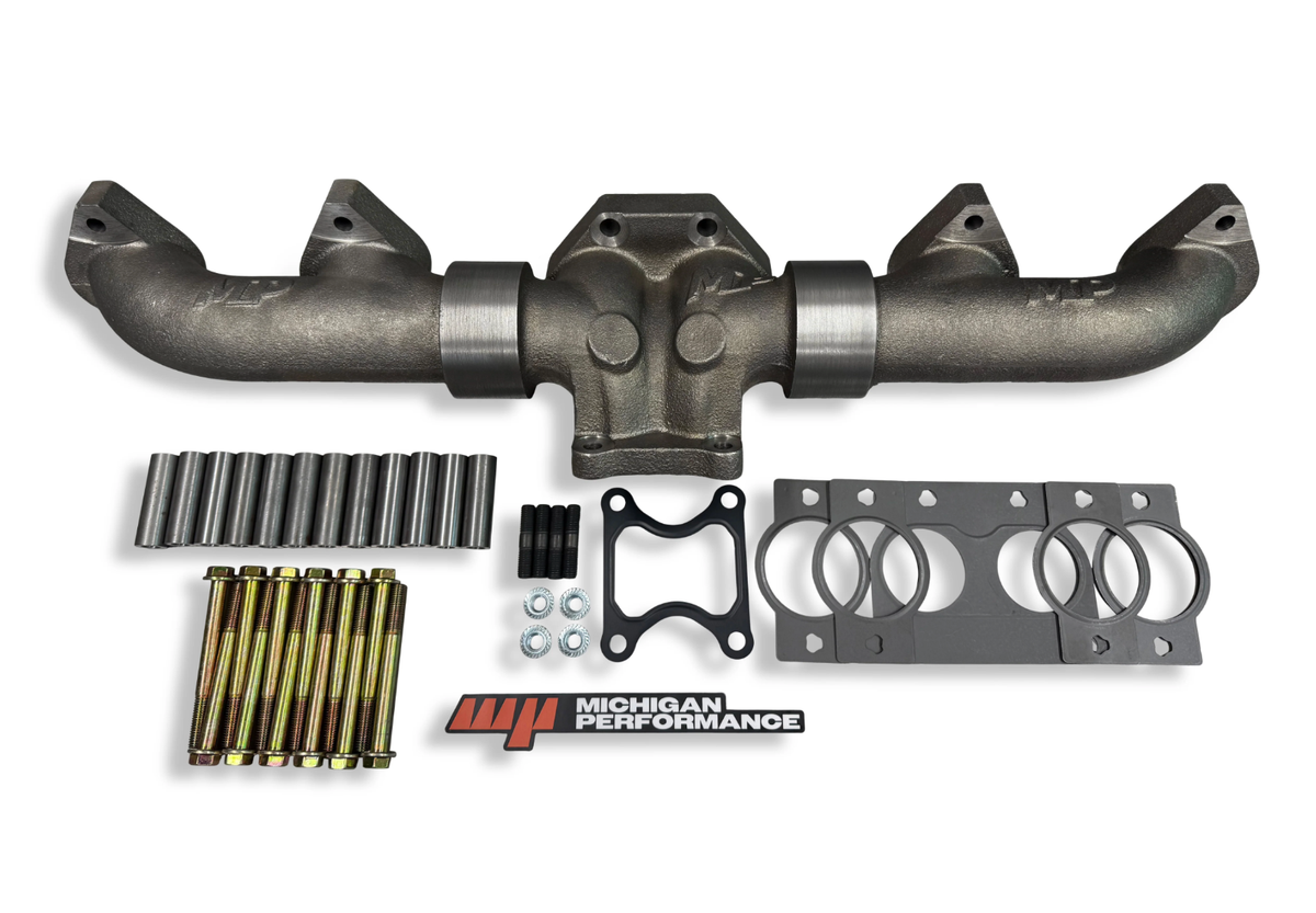 Hi-Flow Exhaust CUMMINS ISX CM570 Manifold 3680650 With Install
