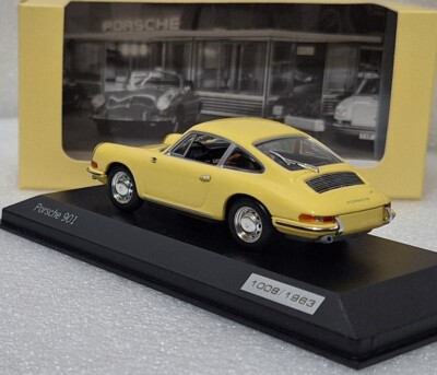 Porsche 911 901 Coupe Yellow Light 1963 1:43 Minichamps WAP 020