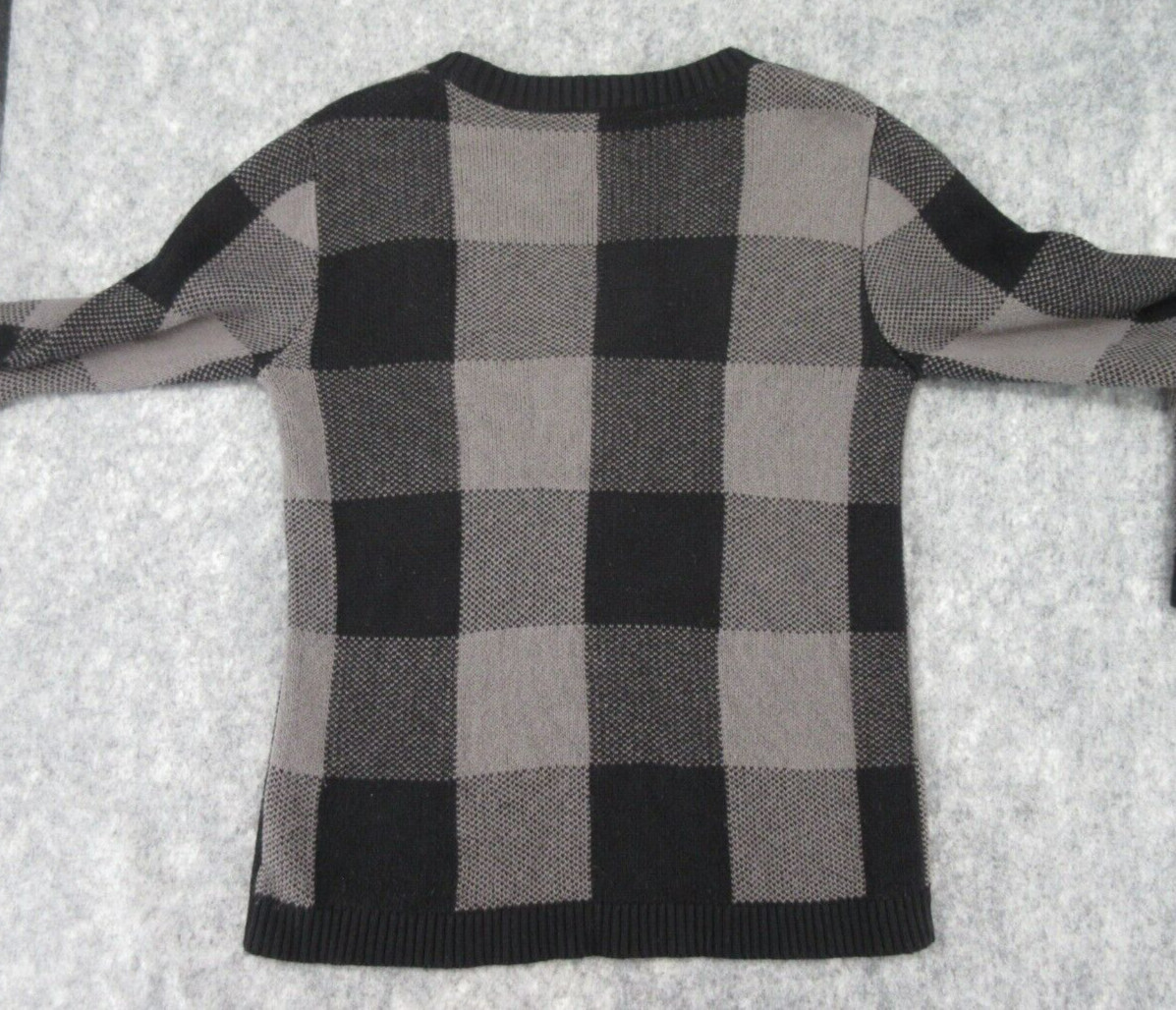 Pendleton Sweater Men Small Gray Black Pullover C… - image 4