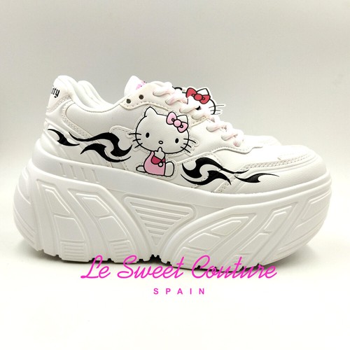 BERSHKA (ZARA GROUP) Hello Kitty platform trainers ALL SIZES 1504/660 - Picture 1 of 6