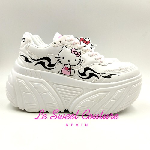 BERSHKA Hello Kitty platform trainers ALL SIZES 1504/660 - Picture 1 of 6